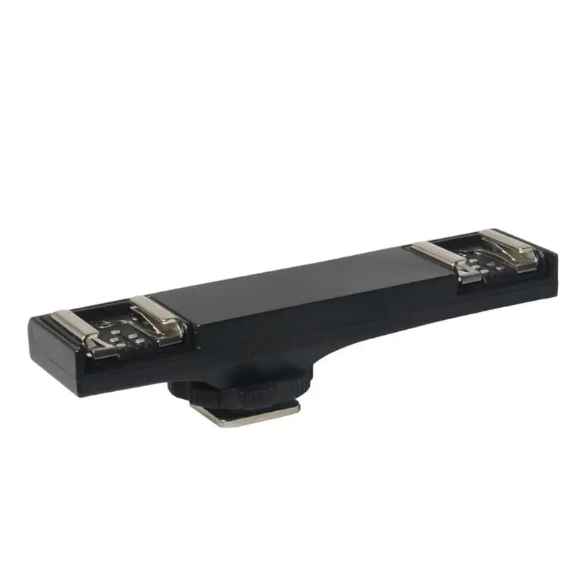 

1 to 2 TTL Hot Shoe Extend Bracket Holder Adapter Mount for Canon EOS digital SLR Camera 5D Mark II III 700D, 650D, 600D