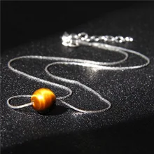 Кристальное ожерелье с цепочкой, чокер, ожерелье для женщин, тигровый глаз, бусинка из лунного камня, каменное ожерелье, s подвески, Йога, энергетические ювелирные изделия для мужчин и девушек