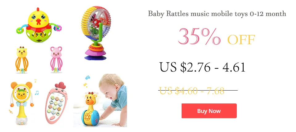 Детская Музыкальная погремушка-грызунок, детская игрушка, песенки, светильник для малышей, детские пластиковые колокольчики, Игрушки для раннего развития 0-12 месяцев