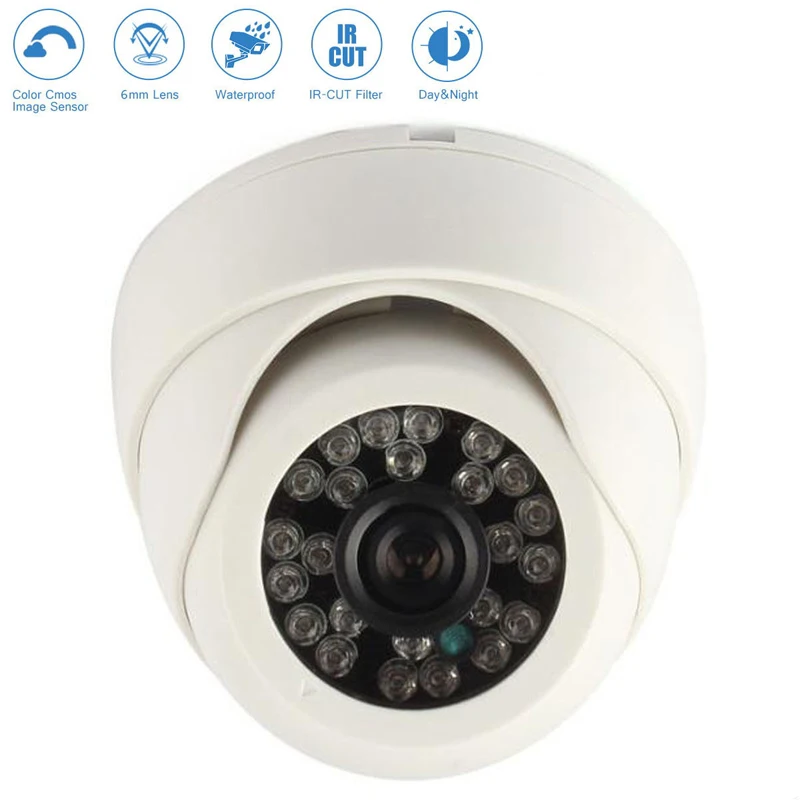 

Wall Security Camera Monitor 1200TVL HD Surveillance Indoor Ceiling Plastic Image Sensor High quality