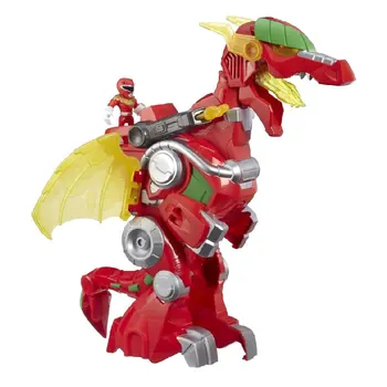 

Hasbro Power Rangers Red Warrior Sound and Light Mecha Beast Tyrannosaurus E5865 Children's Dinosaur Toy