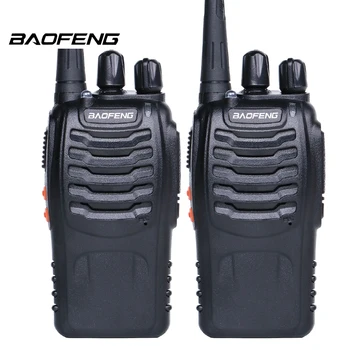 

2pcs Walkie Talkie BaoFeng BF 888S UHF400-470MHz 16CH Two Way Radio baofeng bf888s Transceiver