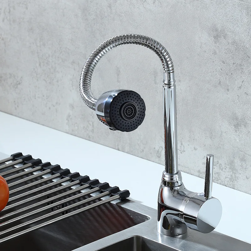 

Project Payment Zinc Copper Faucet Cold Heat Washing Basin Faucet Kitchen Universal Flexible Sink Tap