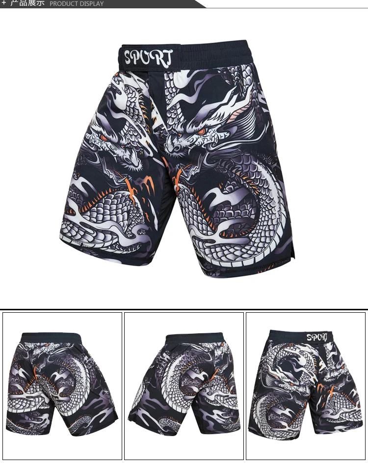 Новинка! Мужская футболка UFC MMA для тренировок, сжатия, с длинным рукавом, BJJ, 3D, для фитнеса, колготки, Мужская Рашгард, футболка+ брюки для мужчин' s, ткань