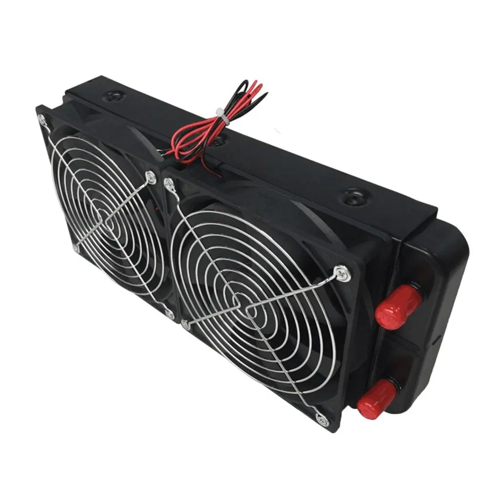 

Hot Aluminum 240mm Water Cooling cooled Row Heat Exchanger Radiator Fan for CPU PC Wholesale