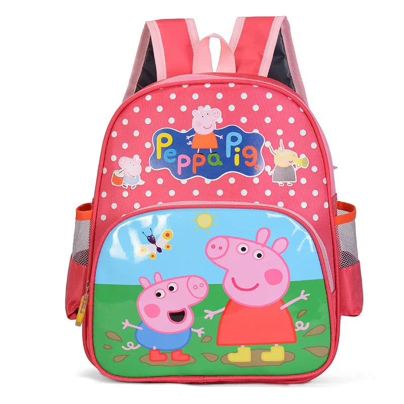 Peppa игрушки "Свинка", Свинка Пеппа, действий футболка с рисунком персонажей игры «мешок школы милые распылитель ранцевого типа для собак
