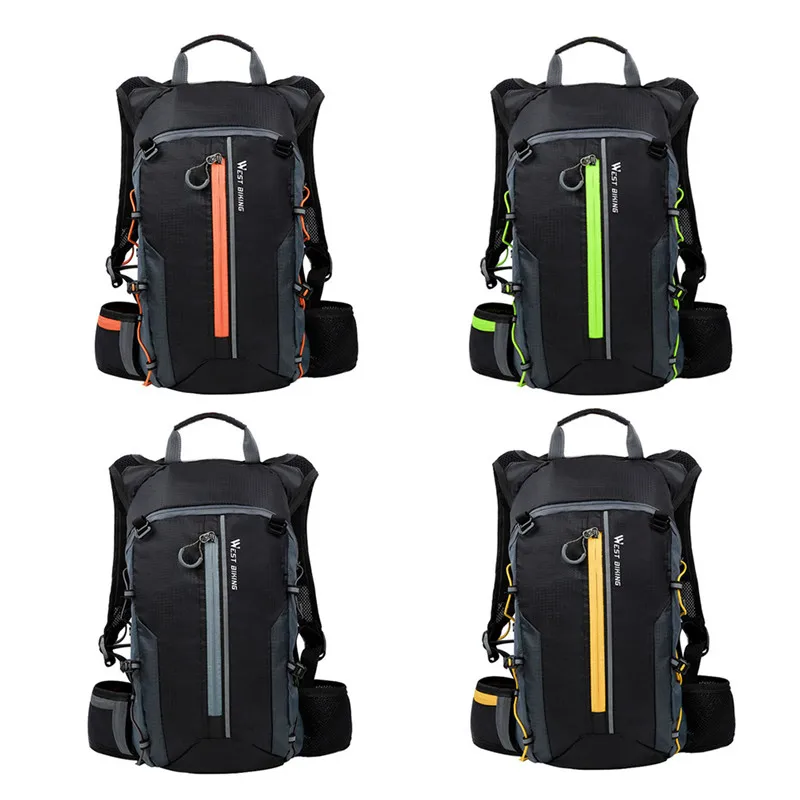 

WEST BIKING Foldable Backpack Bicycle Backpack Breathable 10L Ultralight Bicycle Water Bag Mountaineering Hydration Backpack