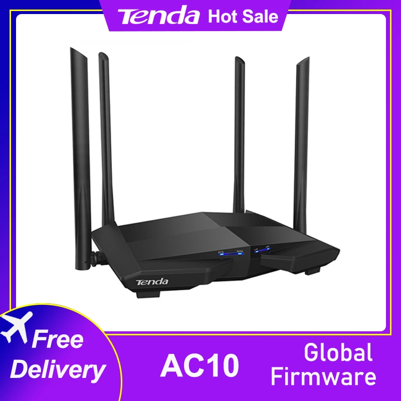 Tenda AC10 Wireless Wifi router Dual 2.4G/5G WIFI router 1000Mbps Gigabit Wireless Repeater 802.11AC Remote APP Control|gigabit wireless|wireless router tendarouter - AliExpress