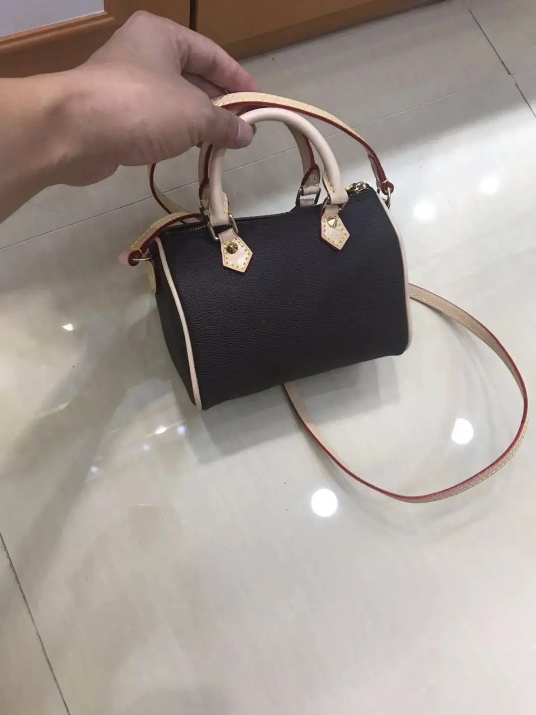 Роскошные сумки женские дизайнерские сумки модная Высококачественная сумка Speedy 30/35 с starp monogrom сумка на плечо