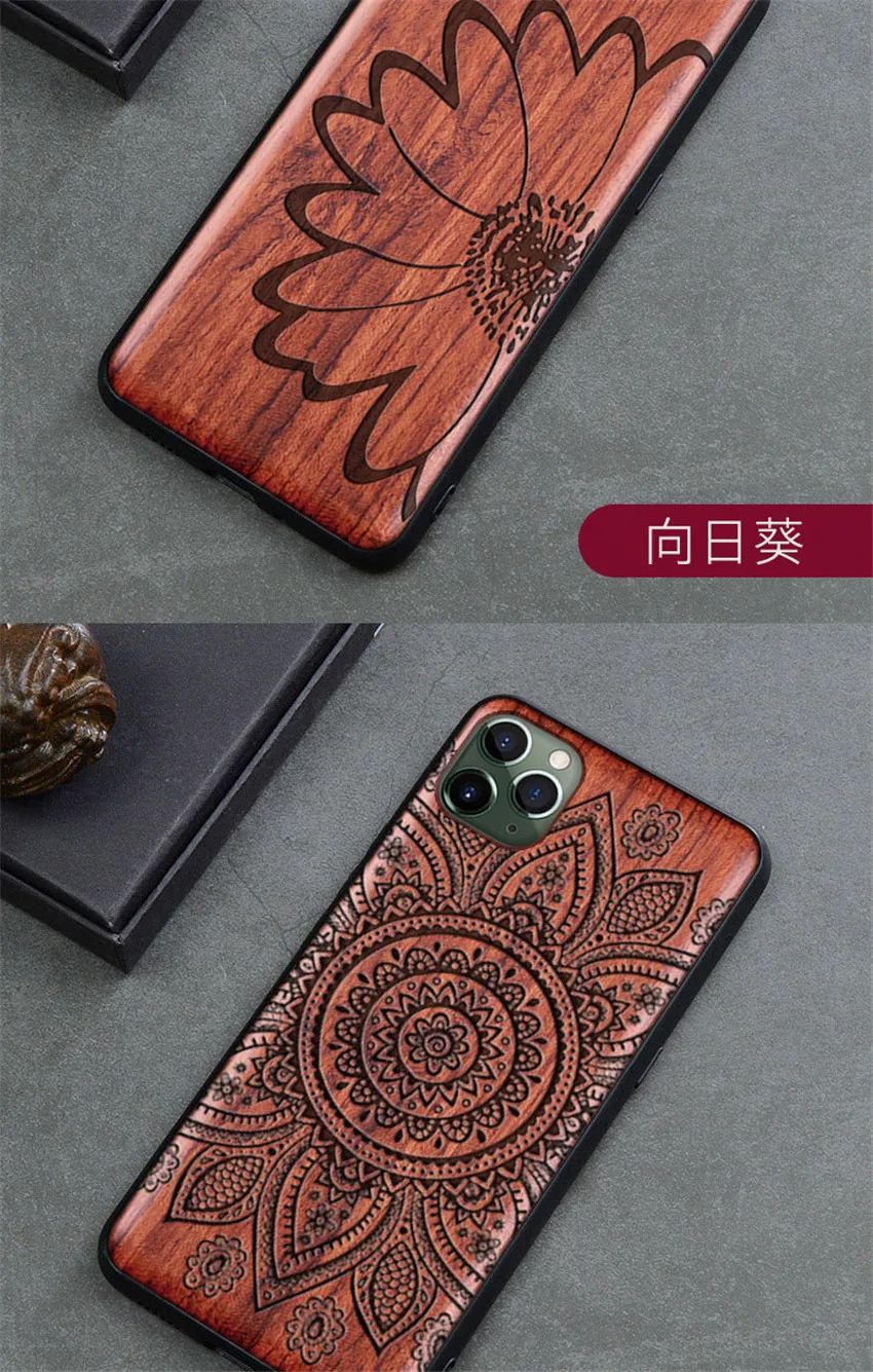 Real Wood Case For iPhone 11 Pro 13 12 7 8 Plus XR XS Max SE 2020 Wood Case For Samsung Galaxy Note 20 Ultra S21 S20 S10 Plus iphone 12 pro max silicone case