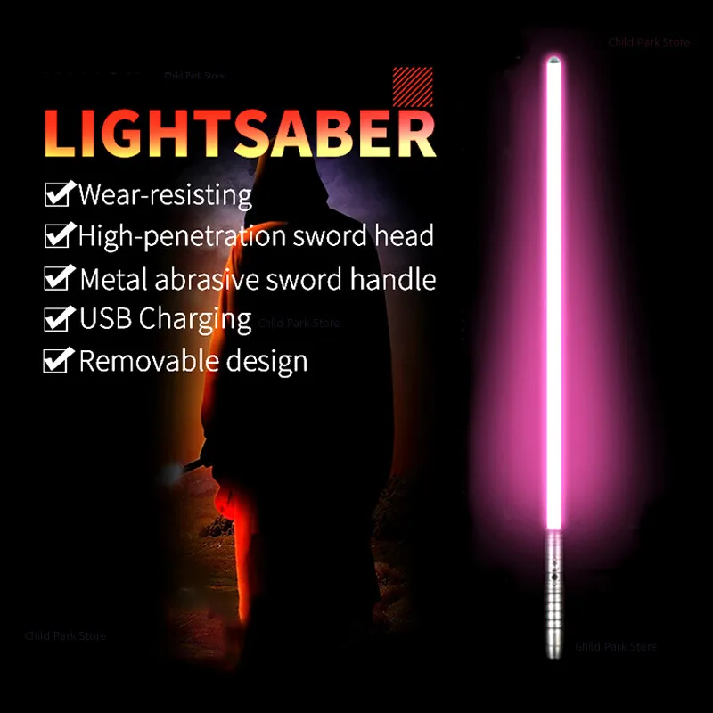 Металлический светильник saber Cosplay Change 11 цветов Luke сабельный джедай site Laser Force Fx