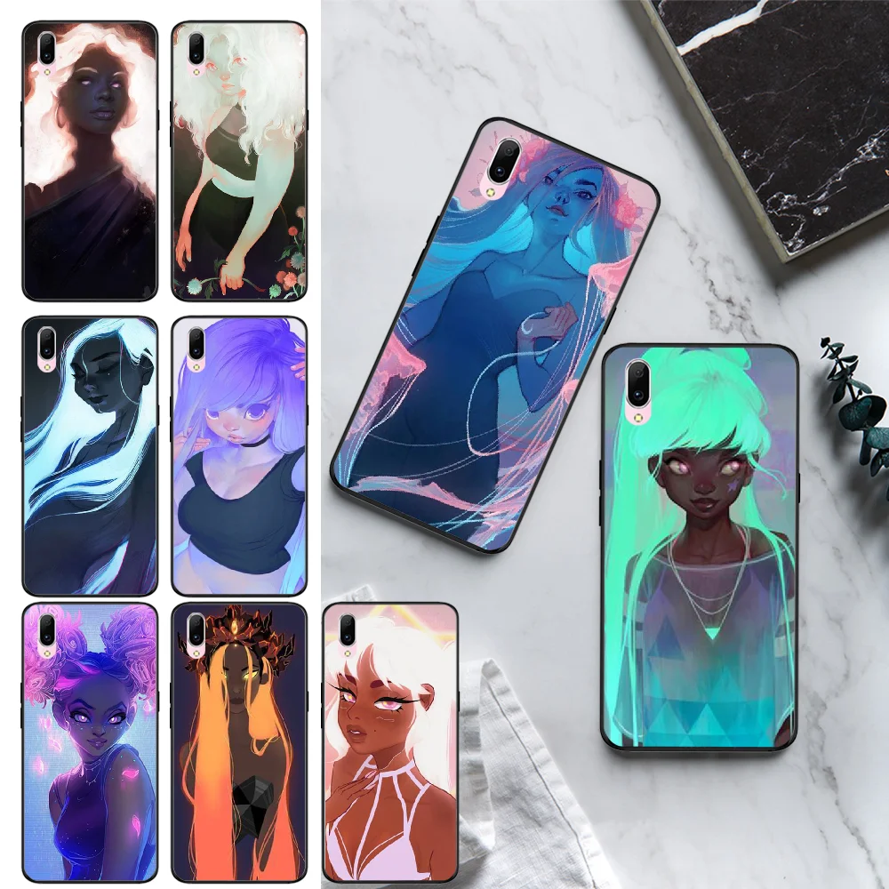 BaweiTE светящийся чехол для телефона VIVO Y97 95 85 83 81 79 75 71 Y91 U1 91i 81S 81i | Мобильные