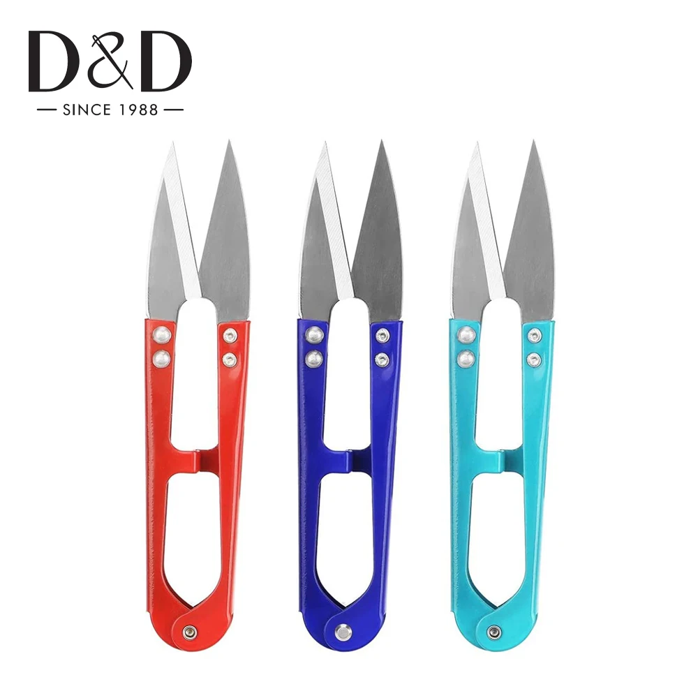 Sewing Scissors,8Pcs Yarn Thread Cutter Sewing Scissors U Shaped Sm