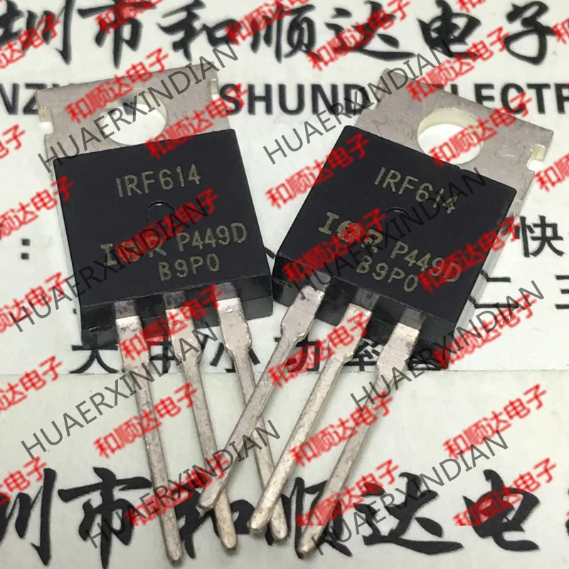 5 шт., новые оригинальные кнопки IRF614-220 250V 2.0A