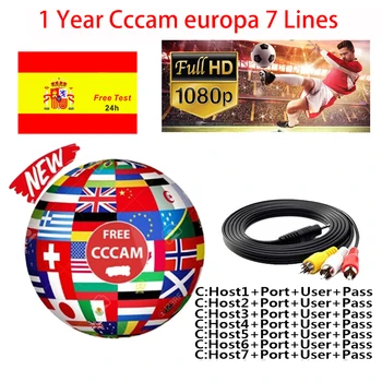 

Europe Cccam cline for 1 year Poland Portugal Germany cccam Spain Server For DVB-S2 HD Satellite TV Receiver GTmedia V8 Nova