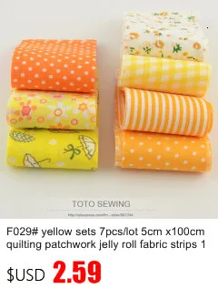 Booksew 5x50 см желе ролл полоски из хлопка с принтом цветов 6-9 шт./лот Telas DIY Лоскутная Ткань Лоскутное шитье материал