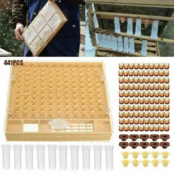 

120Pcs Bee Cell Cups Queen Rearing System Beekeeping Tool Cultivating Box Beekeeping Equipment