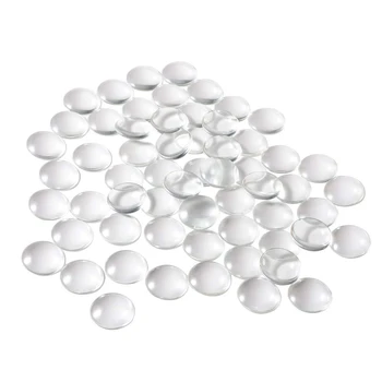 

60 Pieces Glass Dome Cabochons Clear Round Cabochons Tiles, Non-Calibrated Round 1 Inch/25Mm For Cameo Pendants Photo Jewelry Ne