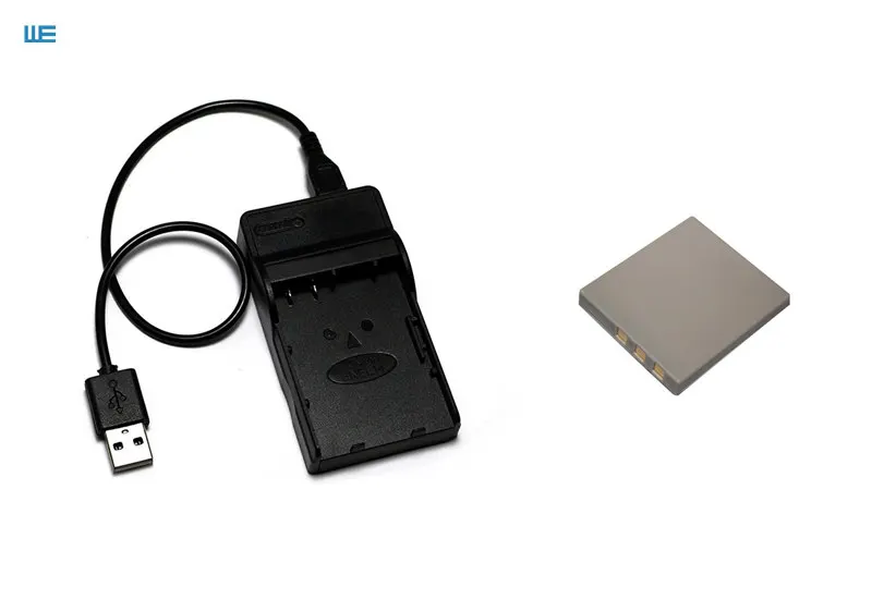 D-LI85 D-LI95 DLI85 DLI95 NP40 Battery+Charger for Pentax Optio E65 E75 E85 M85 - Цвет: Белый