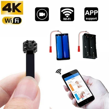 

2020 new WIFI 4K Network Camera Webcam IP P2P HD Mini Camera DIY Wireless Cam Motion DV Camcorder Video Audio Recorde