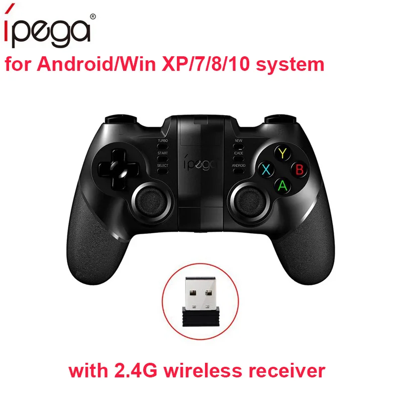 Ipega PG-9076 PG 9076 геймпад Bluetooth игровой контроллер с 2,4G беспроводной приемник Джойстик Android игровая консоль плеер для iOS