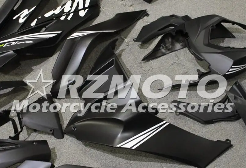 ABS мотоцикл полный обтекатель комплект подходит для kawasaki Ninja ZX-10R zx10r 10r 16 17 Пользовательские черный матовый белый