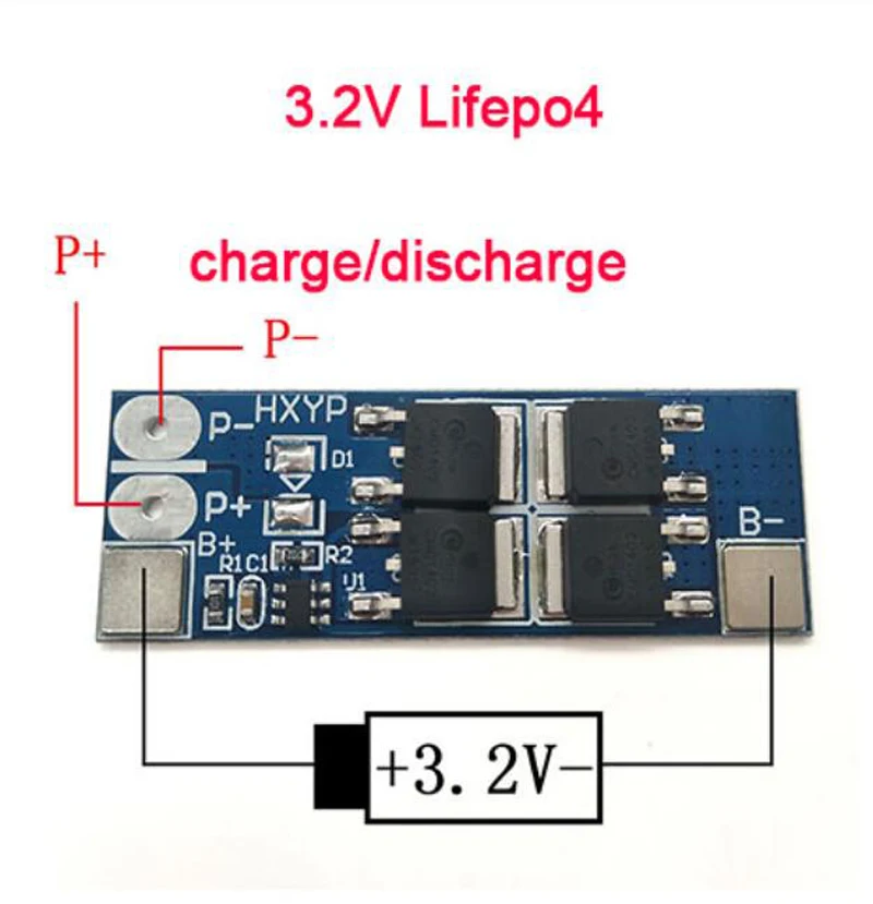 DYKB 1S 16A 3,7 v Li-Ion 3,2 v lifepo4 BMS PCM литиевая батарея Защитная плата bms pcm для 1s батареи сотового пакета