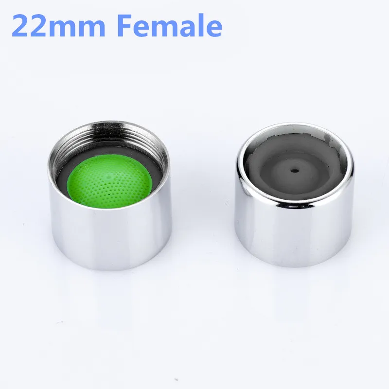 22mm Female Латунный водосберегающий аэратор для смесителя с водяным туманом, аксессуары для кухонного смесителя, конический распылительный аэратор - Цвет: 22mm Female