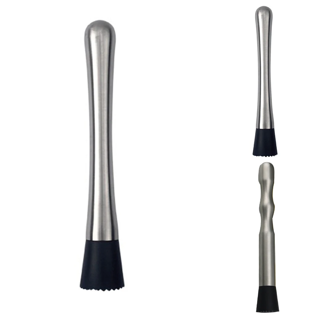 1 шт. Mint Muddler из нержавеющей стали Swizzle Stick ледовая дробилка бар Mojito сломанный