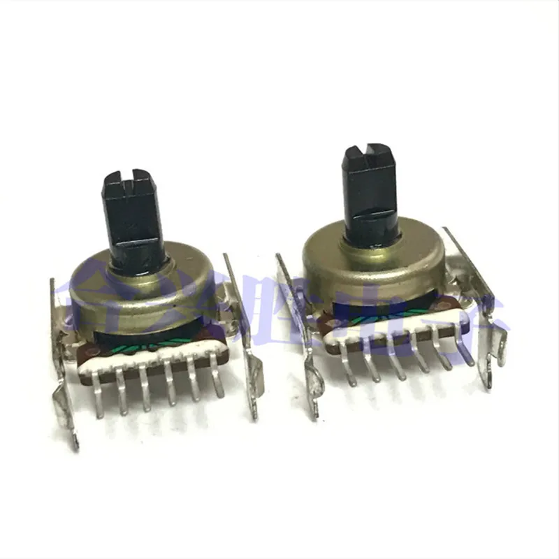 

161 type horizontal rotary potentiometer A10K two-channel power amplifier audio volume potentiometer 6 feet handle length 10mm