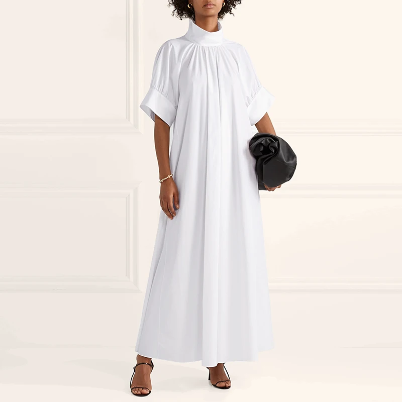 Casual Loose Solid Sundress Robe Elegant Party Long Dresses VONDA Women Long Maxi Dress Autumn Turtleneck Long Sleeve Dresses Casual Loose Solid Sundress Robe Elegant Party Long Dresses VONDA Women Long Maxi Dress Autumn Turtleneck Long Sleeve Dresses