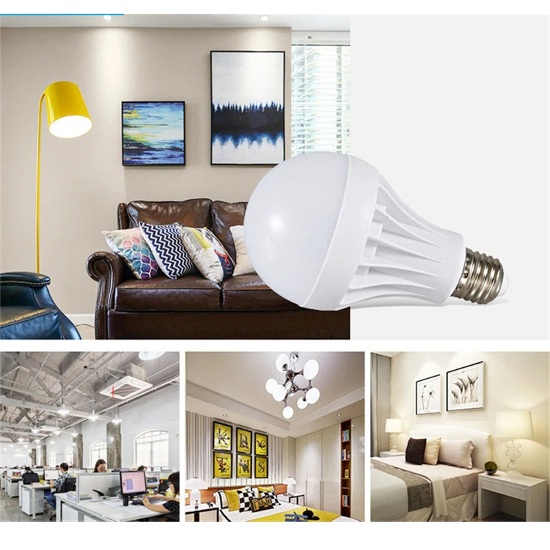 Venta al por mayor lámpara de LED 3w 5w 7w 9w 12w 15w 20w bombilla LED bombilla led bombilla de luz leve bulbo Bombillas de luz lámpara Led Bombillas|Bombillas y