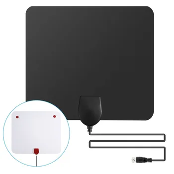 

clear tv key Antenna White European and American HDTV antennas 1080p 25 dBi HD digital TV antenna ATSC DVB-T VHF/UHF