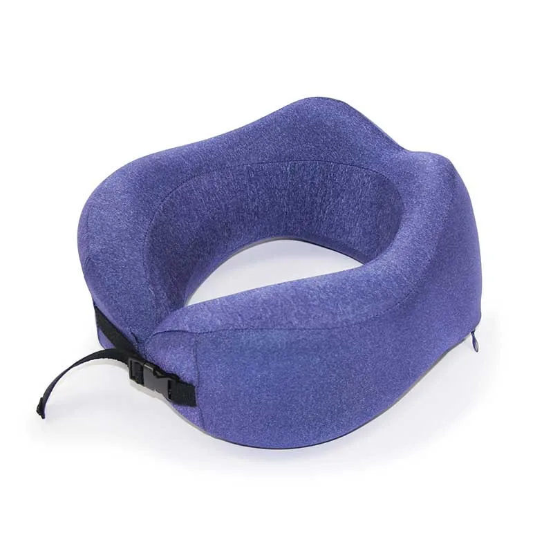 Navy Blue Однотонные дорожные сумки из летательных аппаратов Подушка самолет пенная Подушка с поддержкой шеи сна подушка для отдыха - Цвет: Navy Blue