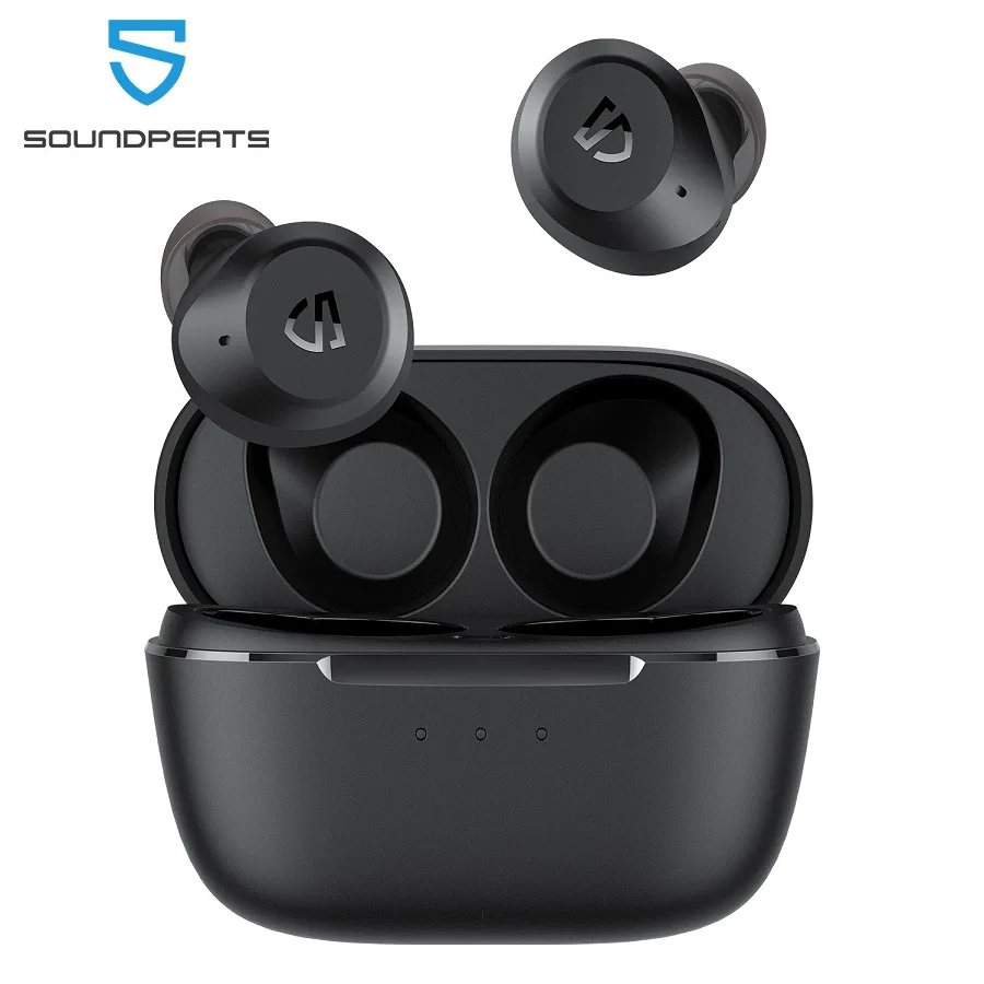 SoundPEATS T2 Hybrid Active Noise Cancelling Wireless Earbuds Bluetooth V5.1 ANC Earphones With 12mm Driver Transparency Mode