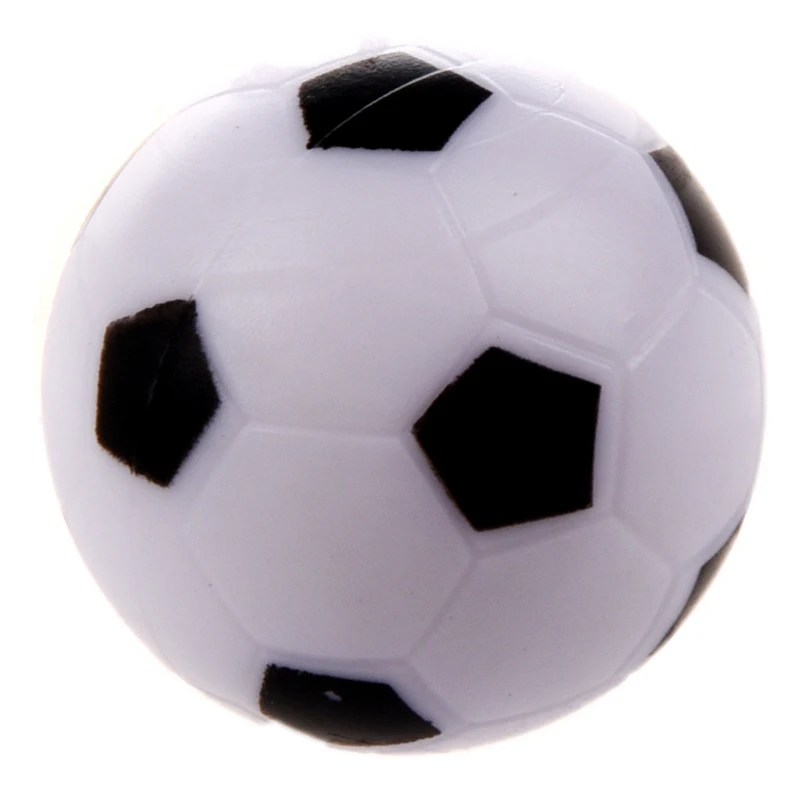 Dropship-Small Soccer Foosball Table Ball Plastic Hard Homo logue Children Game Toy Black White