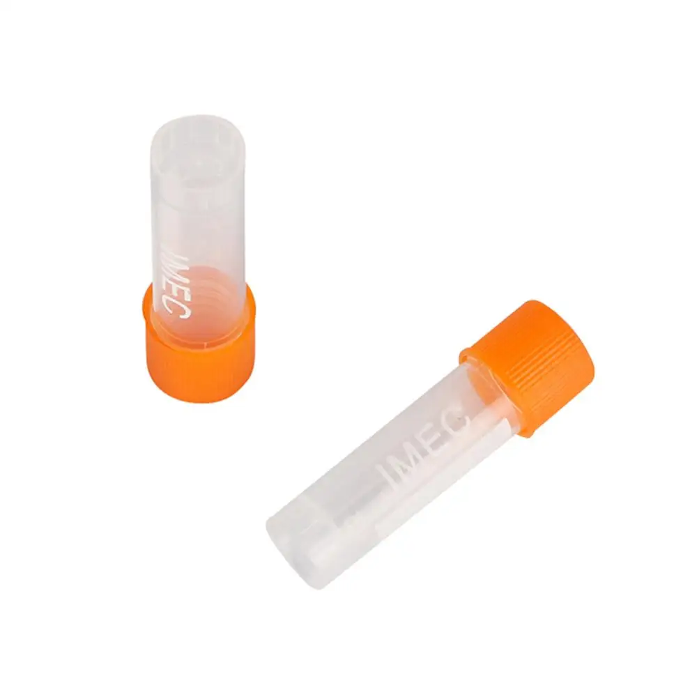 50 Pcs 1.8ml PP Laboratory Freezing Tube With Screw Cap