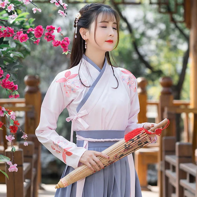 Костюм для классических танцев Refom Hanfu женское Восточное сказочное платье с