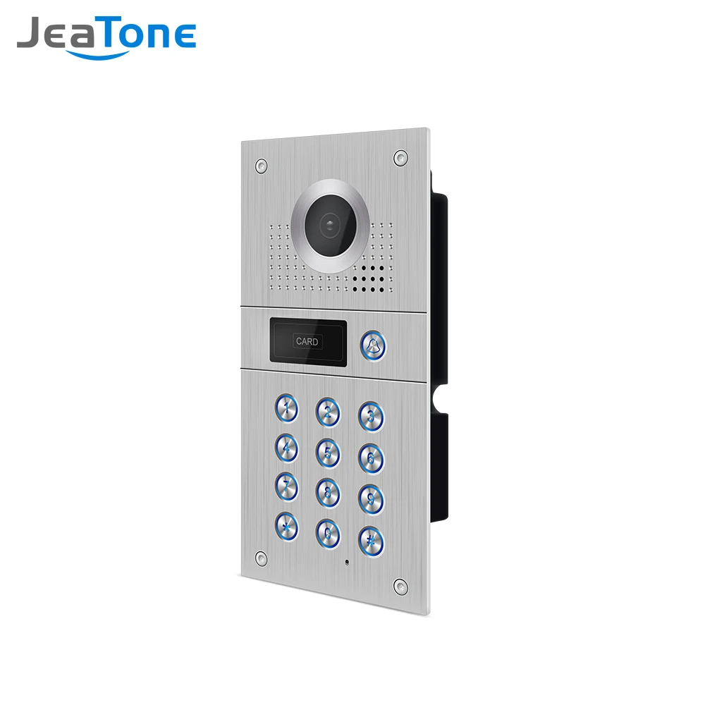 Jeatone-videoportero con Wifi y cámara exterior, 960p, timbre de vista panorámica a prueba de agua (funciona con el intercomunicador Jeatone)