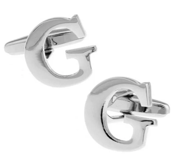 

G [Hot Selling] Price English Lettered Cufflinks Sleeve Nail Men French Button Cufflinks