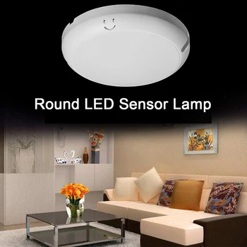 

220V 12W PIR Motion Sensor LED Ceiling Light Modern UFO Ceiling Lamp Surface Mount Lighting Fixture For Living Room Bathroom