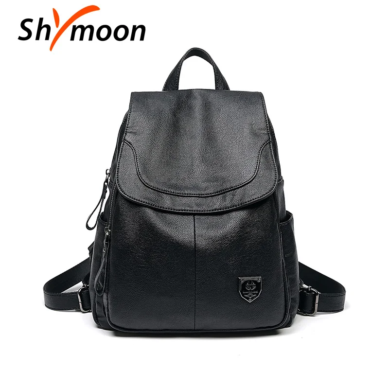 SHYMOON женские рюкзаки для ноутбука 14 дюймов с защитой от кражи модные