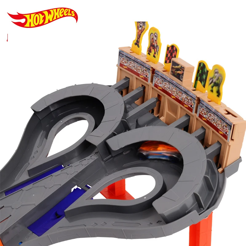 Оригинальный комплект Hot Wheels Cyclone Car Track литые модели автомобилей игрушки Hotwheels