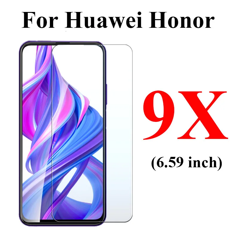 Броня защитное стекло на Honor 9X экран протектор для huawei Honer 8X8 9 X Закаленное Huawey Honr X9 X8 лист Экранная заставка Hawei