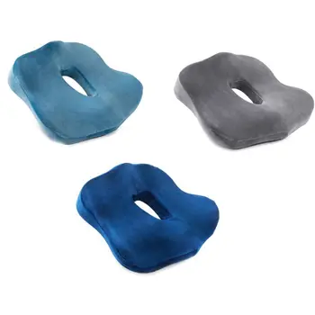 

Non Slip Orthopedic Memory Foam Seat Cushion for Car Office Chair Back Support Sciatica Coccyx Tailbone Pain Relief
