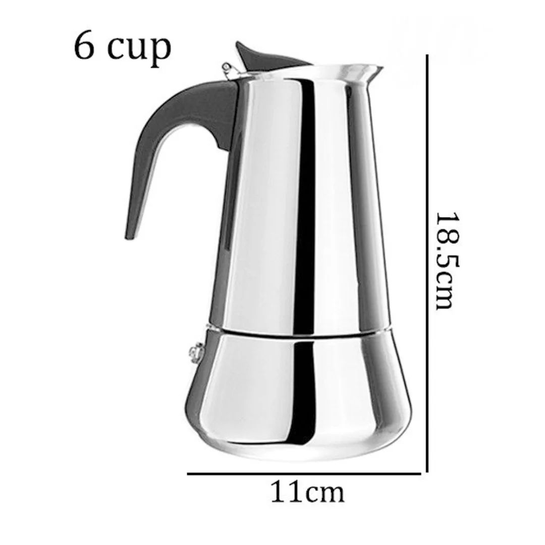 Французский пресс Нержавеющая сталь плите Moka эспрессо Кофе горшок инструмент Плита cafetera и expreso cafetera Лонгборда