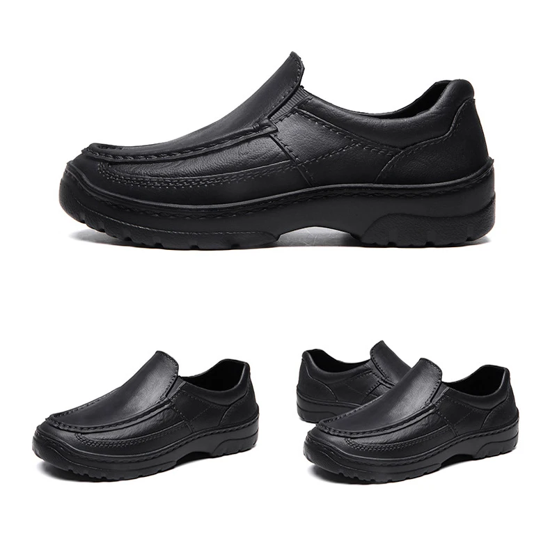 Zapatos de trabajo informales YJP para Chef, zapatos de trabajo ligeros antideslizantes impermeables de EVA, ZAPATOS DE TRABAJO DE COCINA industriales, mocasines de trabajo