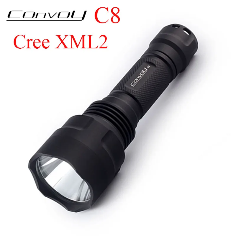 Светодиодный фонарик Convoy C8 Cree XML2 U2 T6 тактический фонарь 7135*8 светильник онарь для