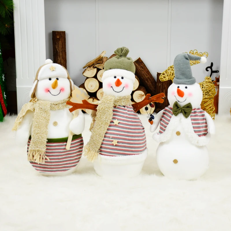 

Christmas Snowman Toy New Year Gift Dolls Cute Snowman Toys Christmas Decoration for Home Xams Gift Figurines Arbol De Navidad