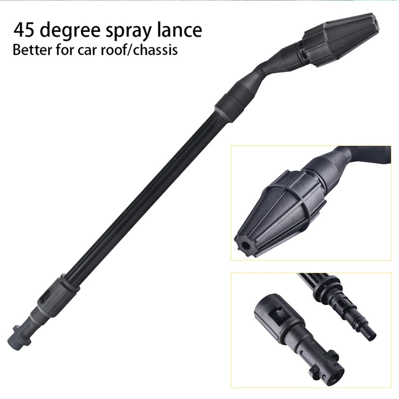 Car Washer Water Spray-Gun Lance Nozzle with Brushes High Pressure Cleaner Set